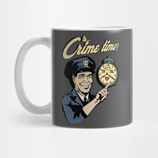 Crime time retro tee Mug